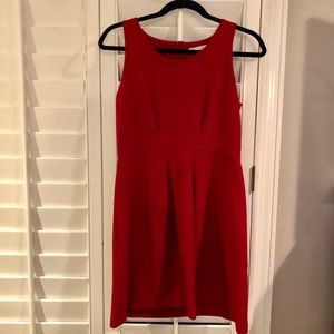 Red LOFT dress size 4